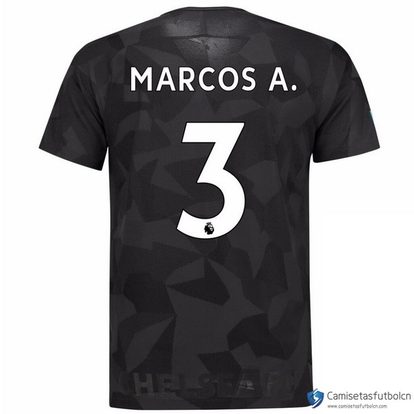 Camiseta Chelsea Tercera equipo Marcos A. 2017-18